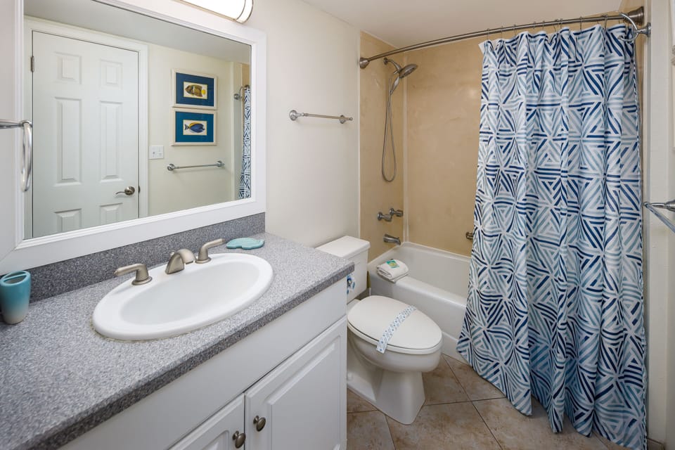 Guest tub/shower