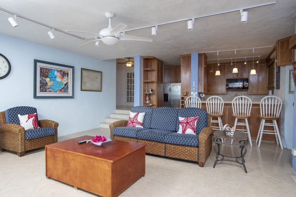 Cozy seating for relaxing and enjoying the views.