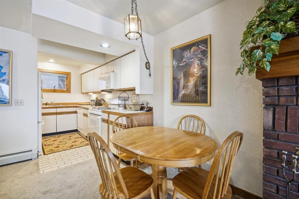 Eat your meals while sitting at the dining table.