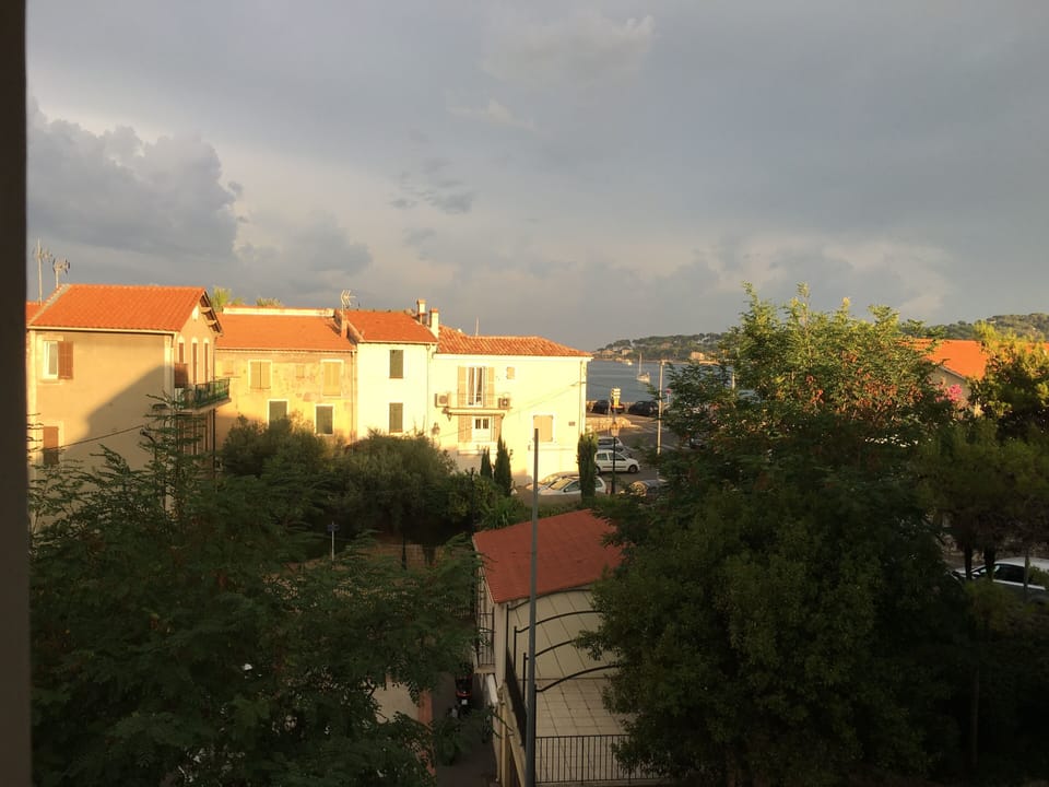 Evening view from the bedroom
