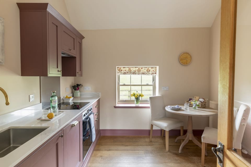 The Smithy, Crookham - enjoy views of the surrounding countryside