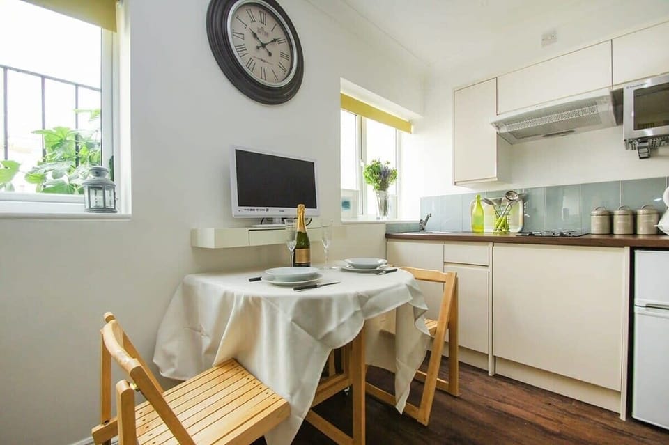 Dining and kitchen area