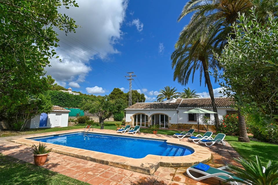 Garden and swimming pool