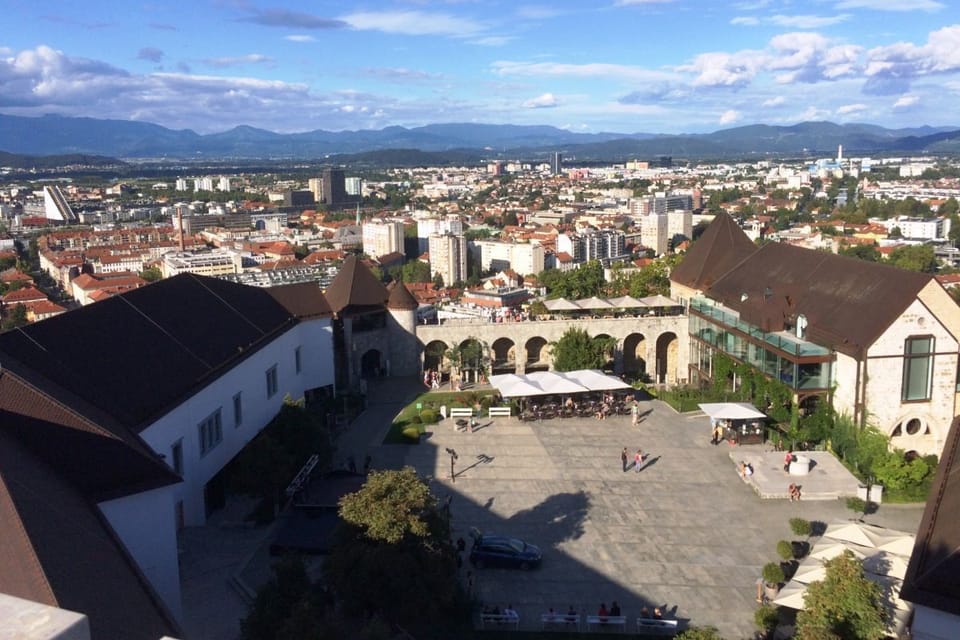 Apartment Barrio Alto - view from the Tower in Ljubljana Castle