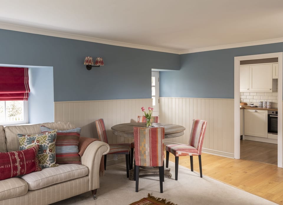 The Mill House - sitting room and dining space