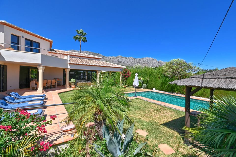 Garden and swimming pool