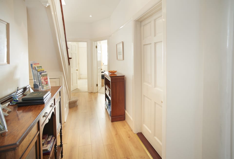 First floor: En-suite shower room with megaflow pressure
