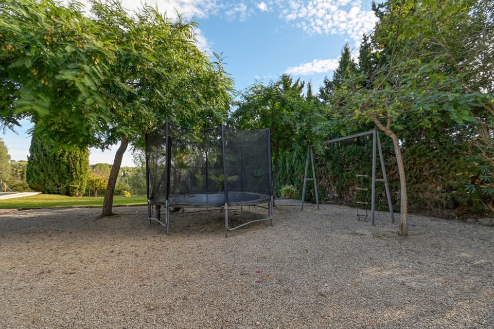 Garden and swimming pool