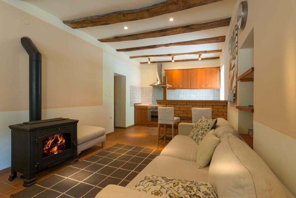 Polovnik House - living room