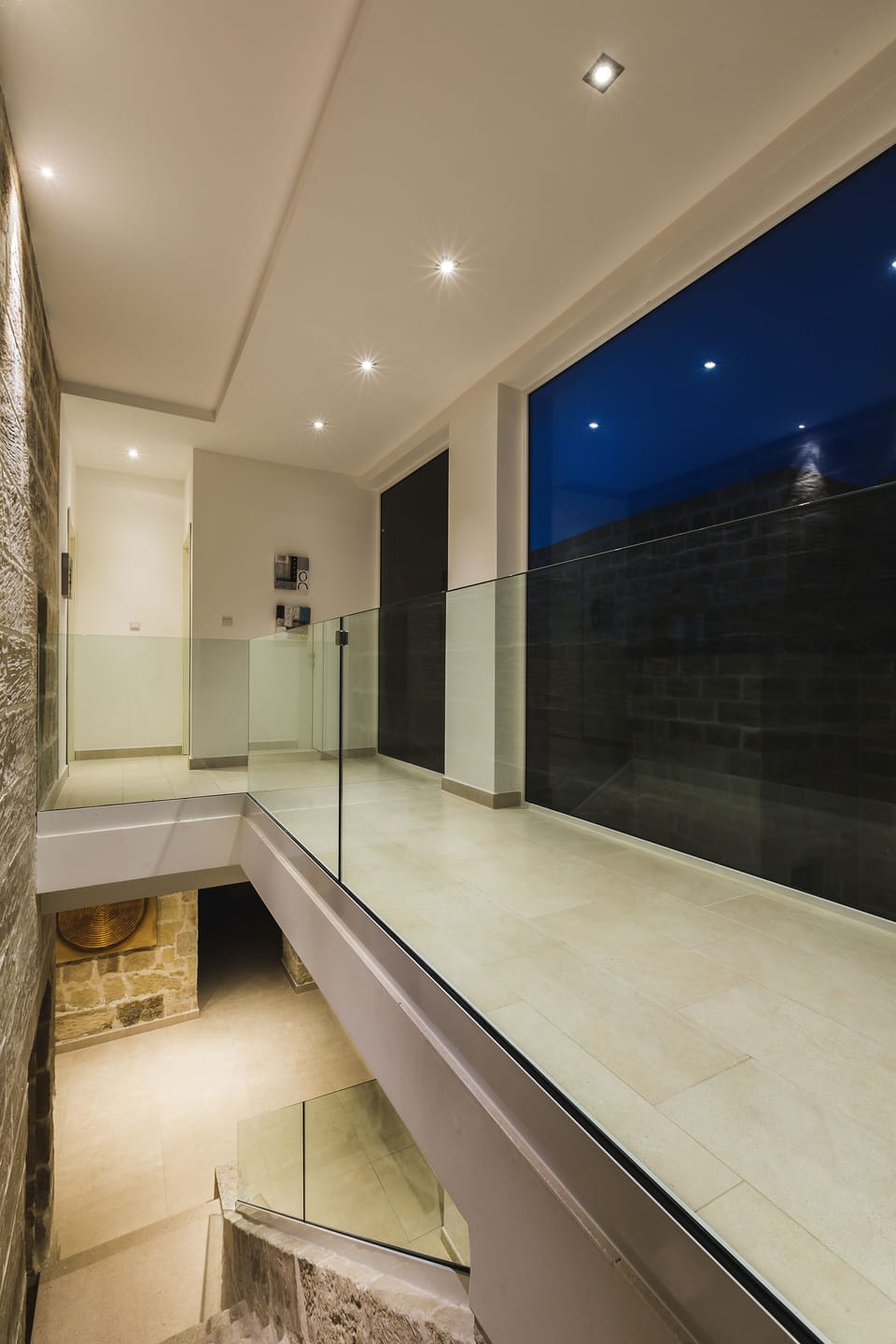 First floor common area leading to sleeping quarters. 