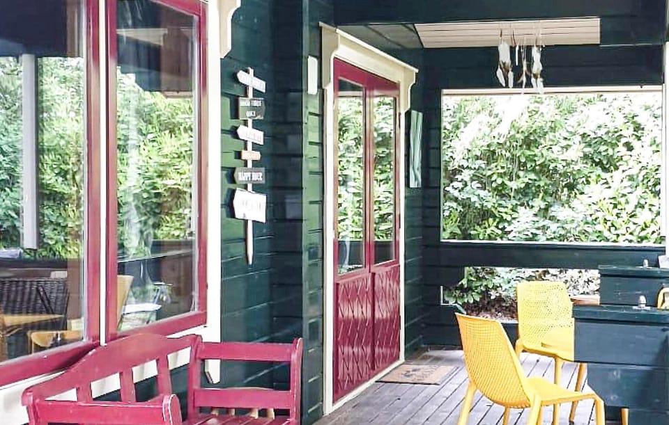 outside