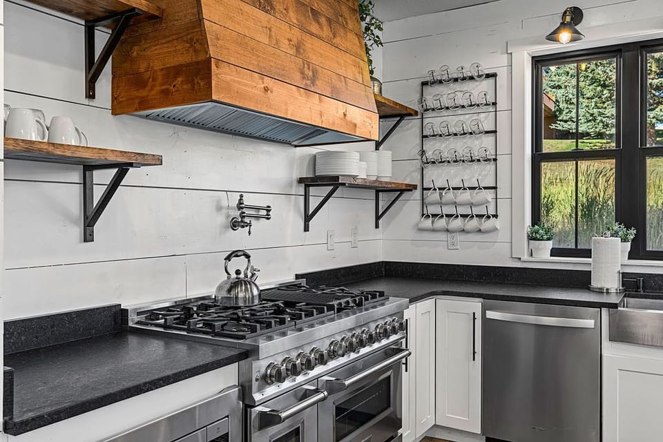 large gas range