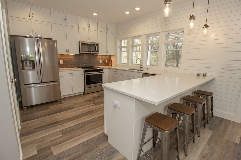Main Level | Kitchen - Fully Stocked KItchen with all your cooking needs.