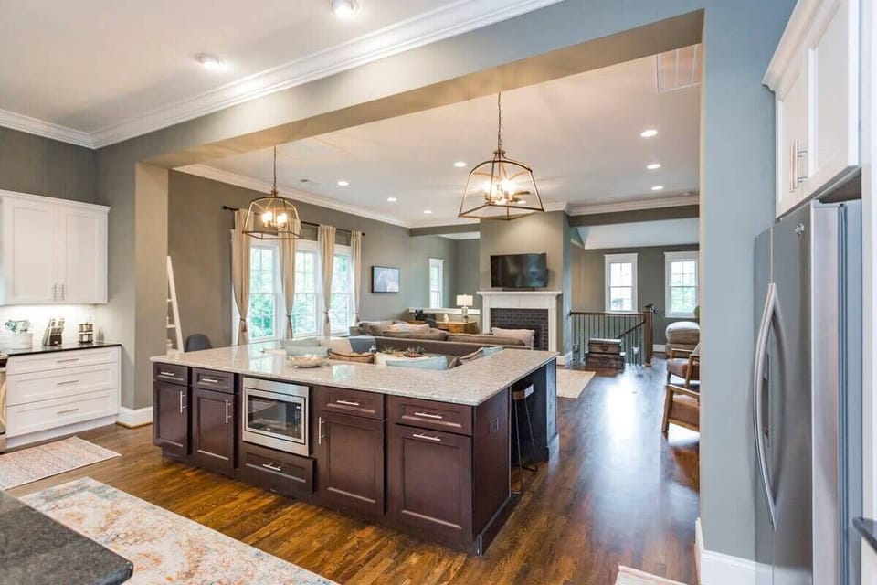 Super spacious kitchen.