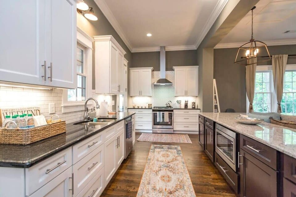 Super spacious kitchen. 