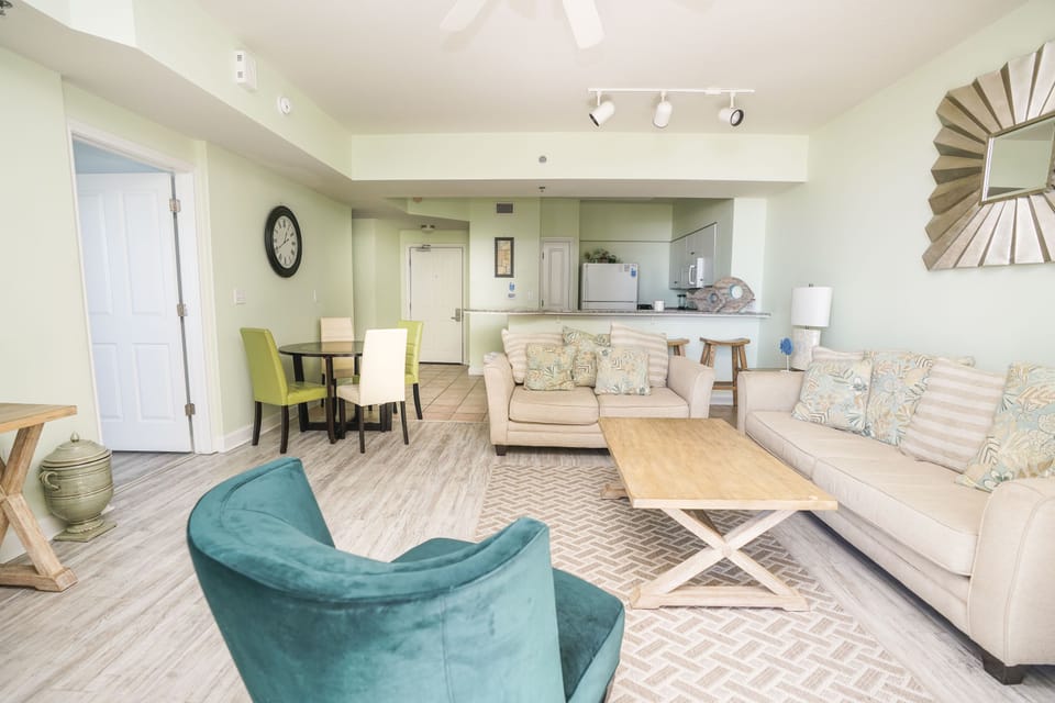 View into Living Area from the Balcony