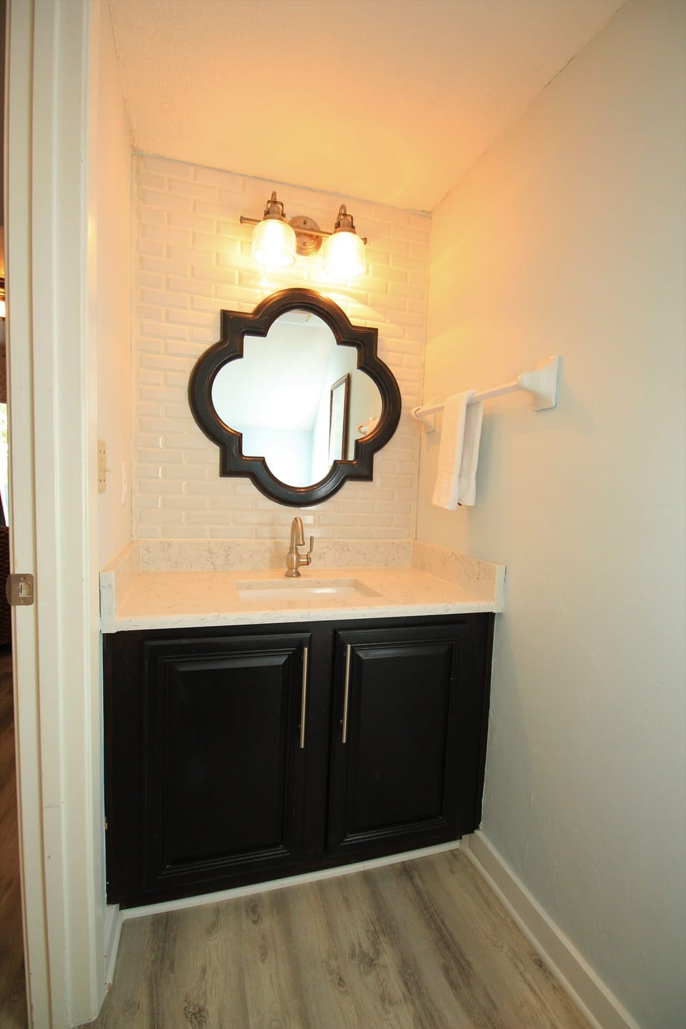 Half bathroom downstairs