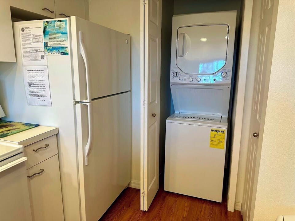 Washer Drier Located in Kitchen