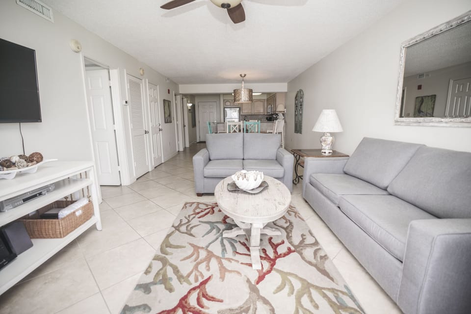 View into Living Area from the Balcony