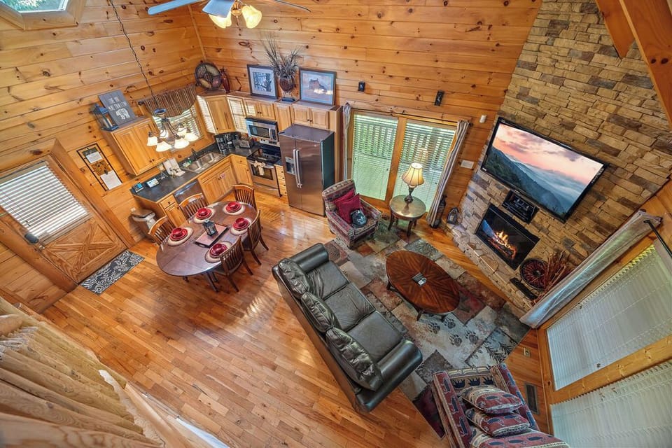 Open Concept Living Room and Kitchen