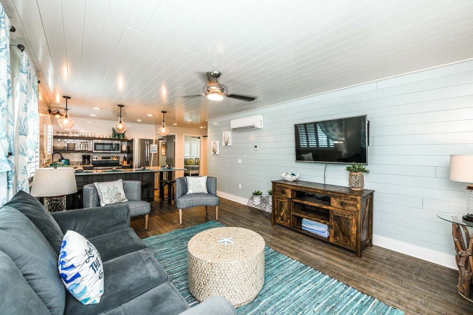 Living Area and Kitchen