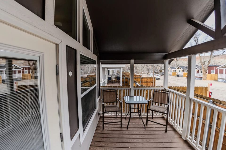 Patio seating area