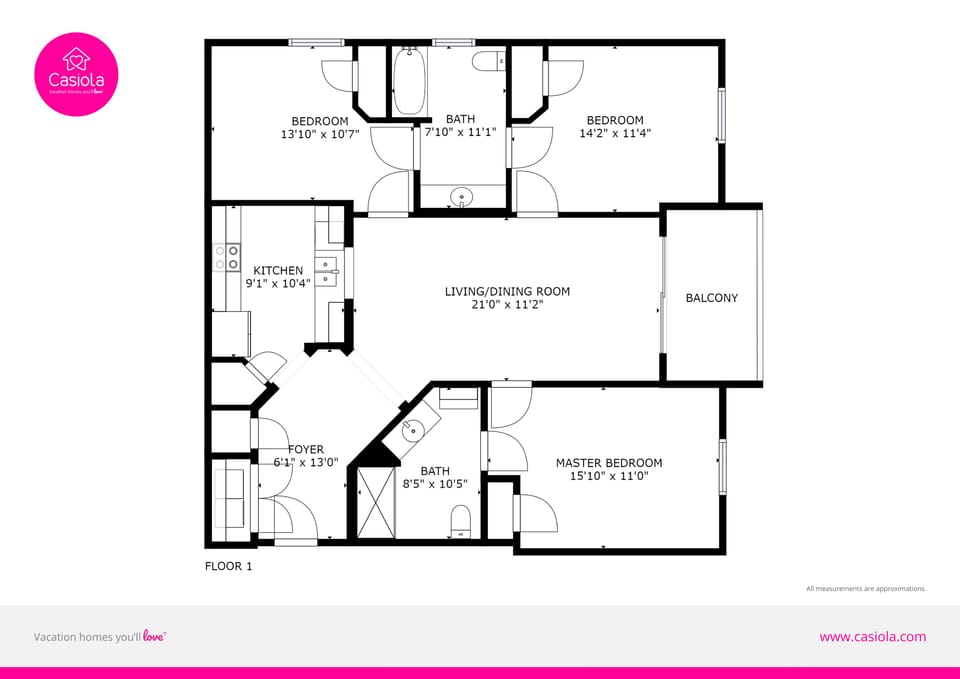 Blueprint of condo