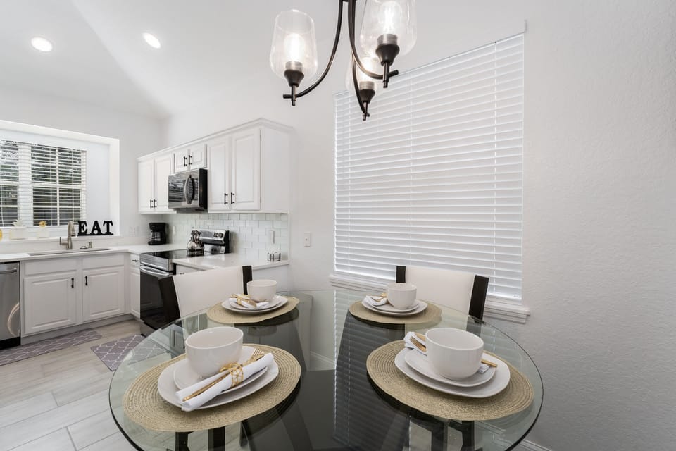 Kitchen table with seating for 4