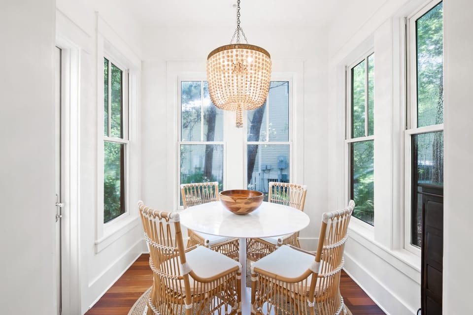 First Floor: Sunroom Dining