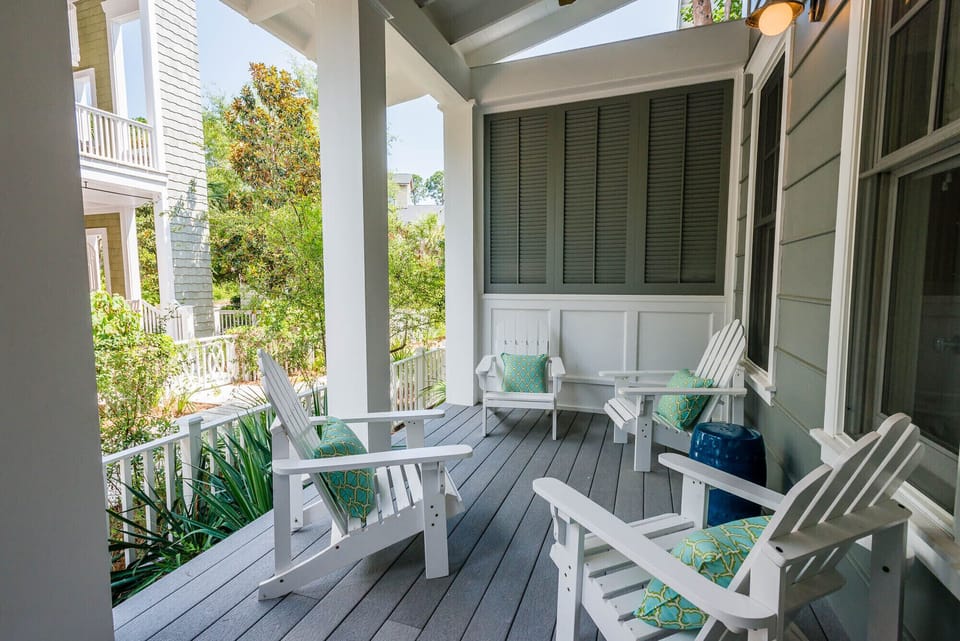 Back Porch off of Primary Bedroom Enclosed Porch