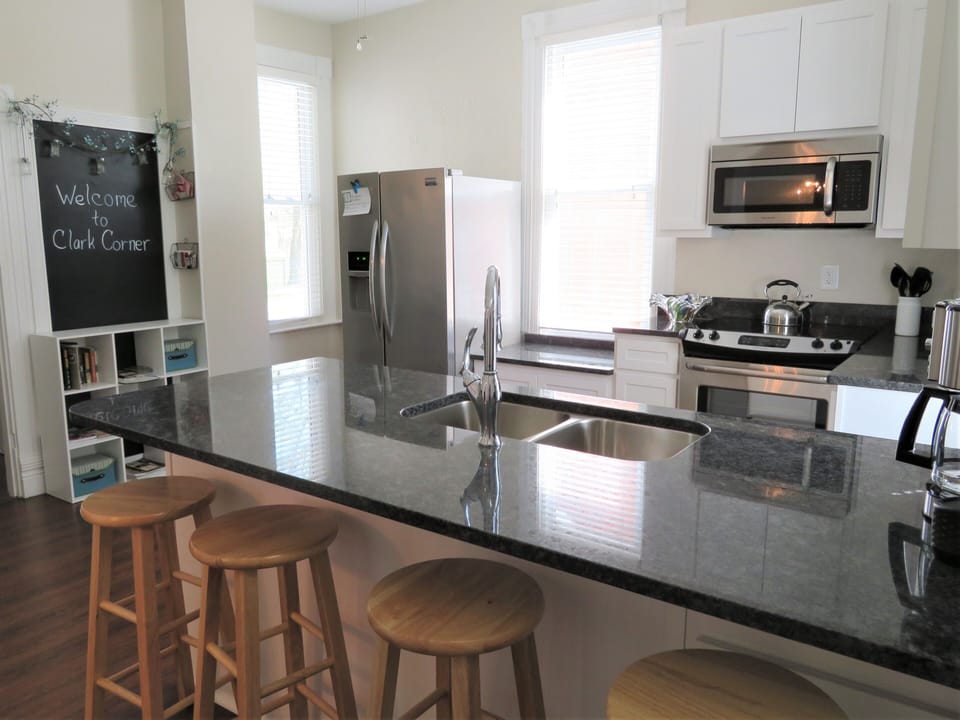A great space for your guests to gather for a snack or drink.