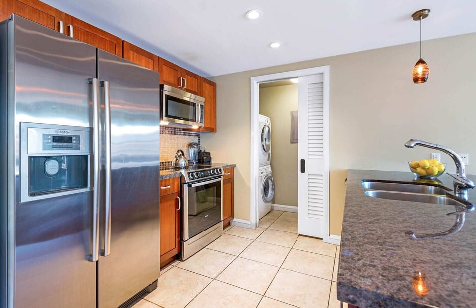 Pack lighter with the en-suite washer/dryer
                