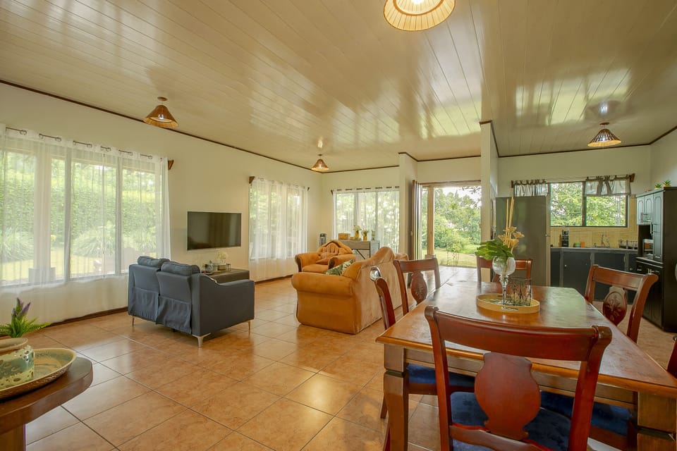 Comfortable living room area with Smart TV and WiFi. 