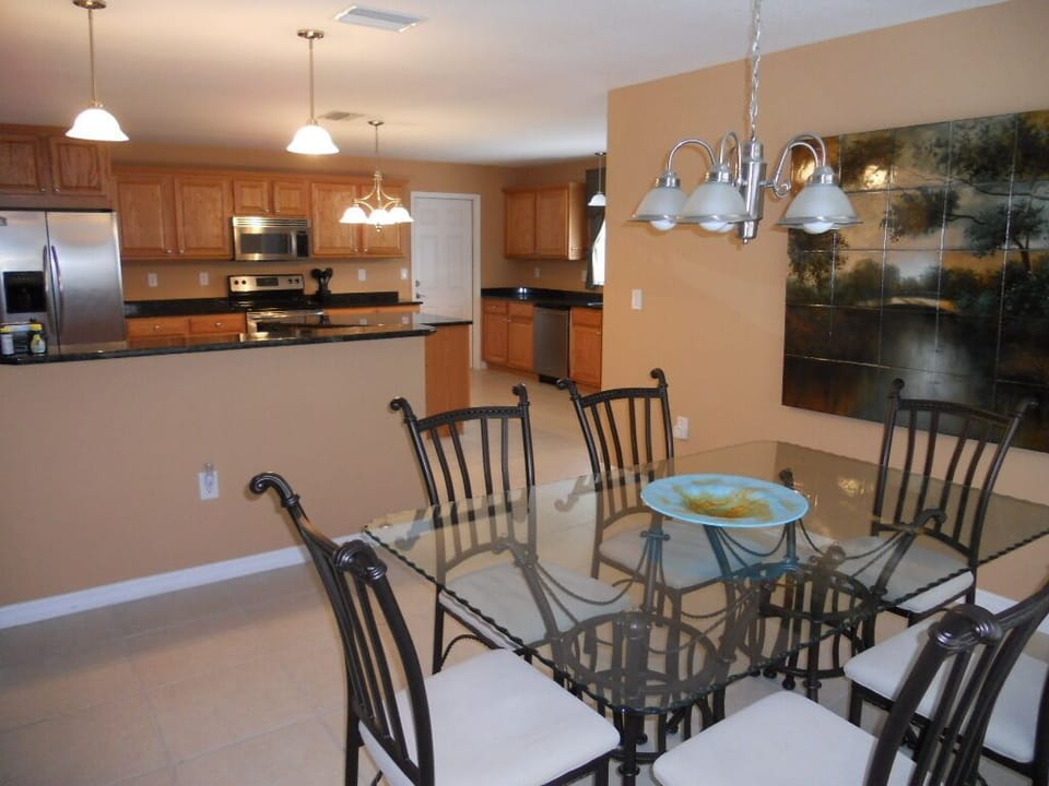Kitchen and 2nd dining area for master chef entertainment