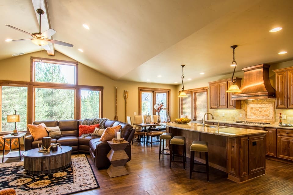 Living, Dining, Kitchen