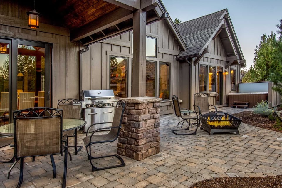 Rear patio