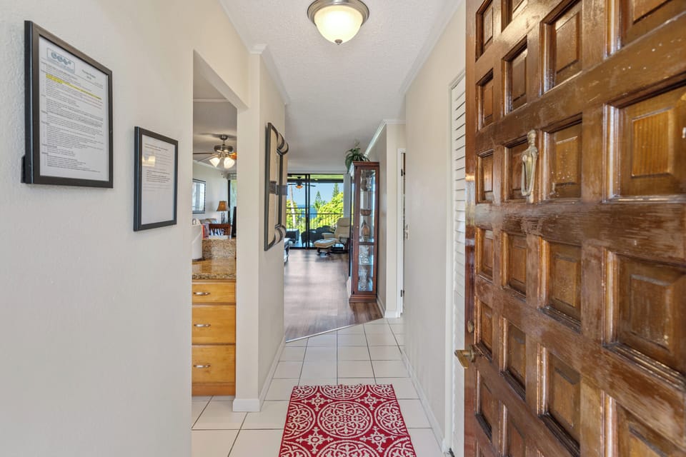 View from unit entrance 