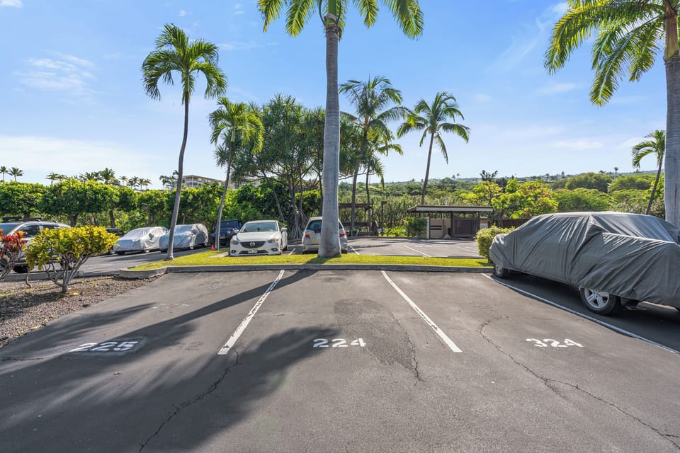 Assigned parking stall