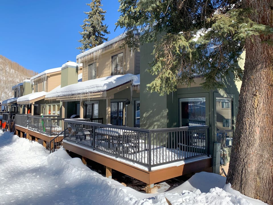 Slopeside at Purgatory Resort! Walk outside and you're ON the ski slope!