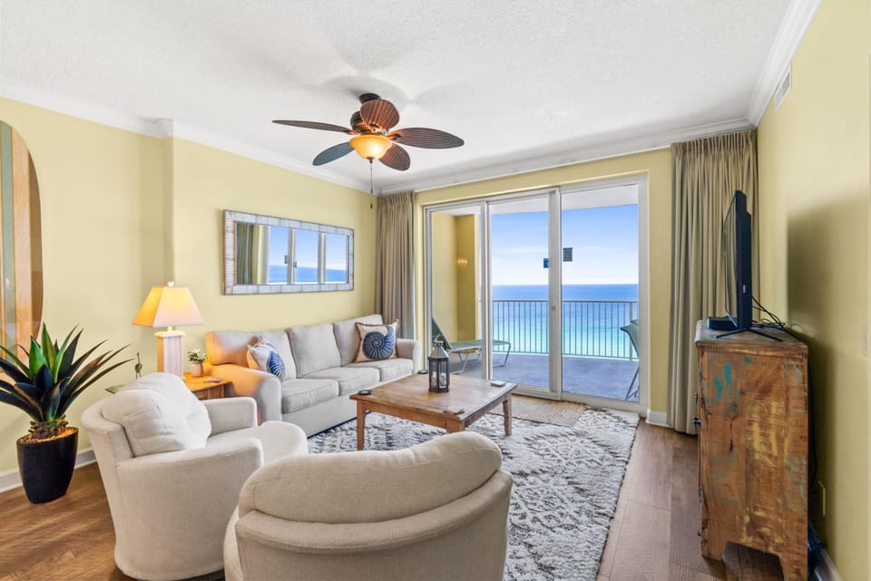 Living Area with Balcony