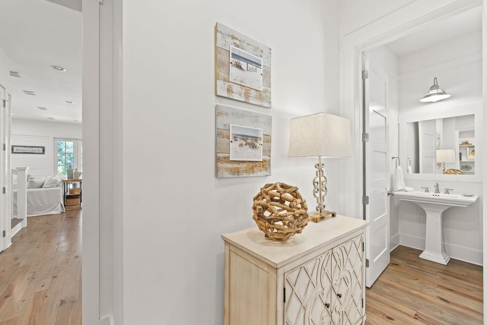 Back Hall and Powder Room