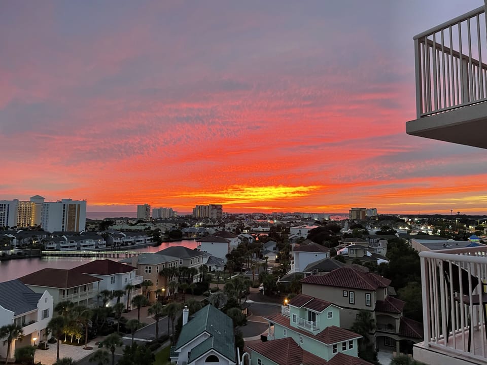 Awesome sunsets from our Balcony!