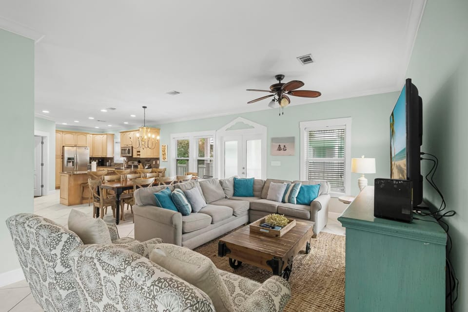 Living Area with Balcony