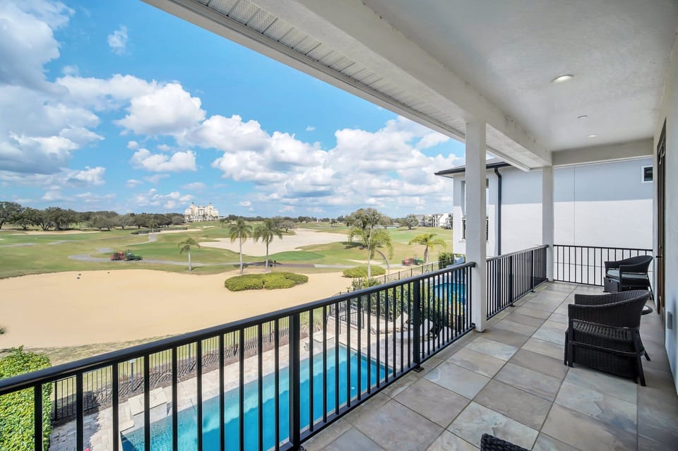 You will have amazing golf course views from the 2nd floor balcony