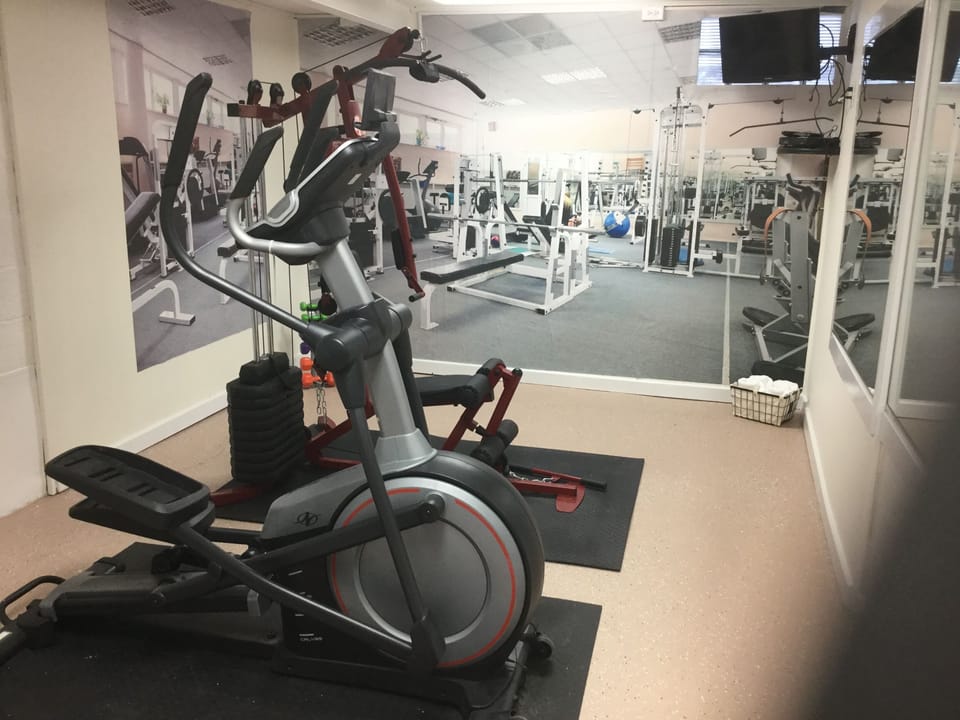 The home is set up for you to keep your New Year's resolution!