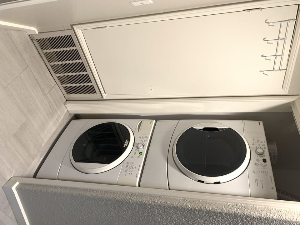 Full-Size Washer and Dryer in the condo for your convenience