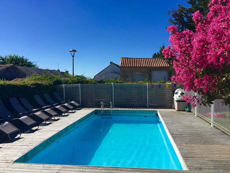 Heated and fenced pool 