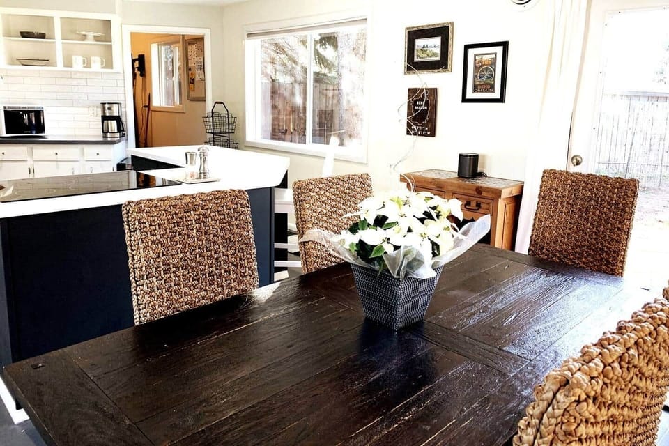 Dining area beside the kitchen for easy shared meals