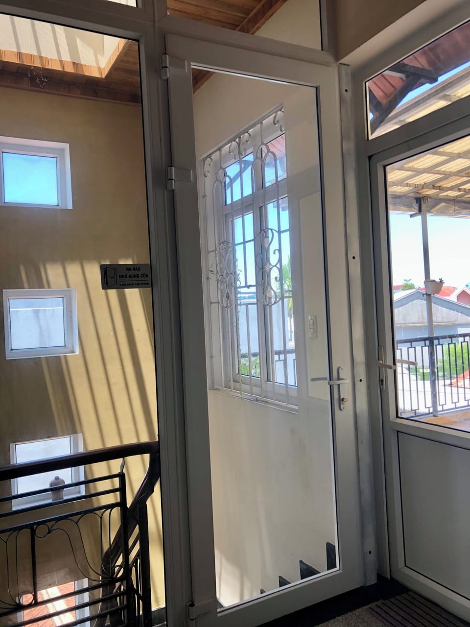 entrance door to apartment