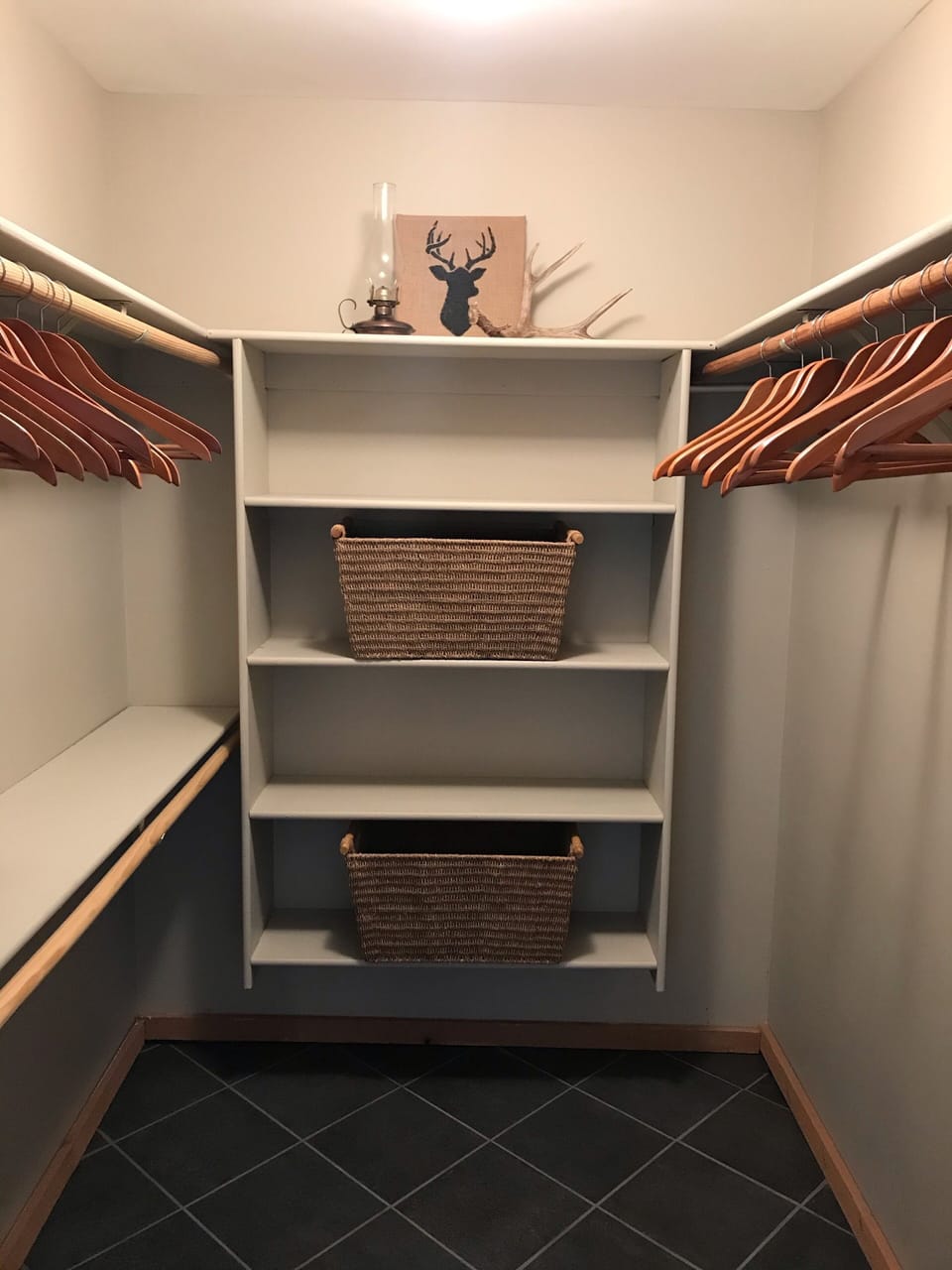 Master closet.